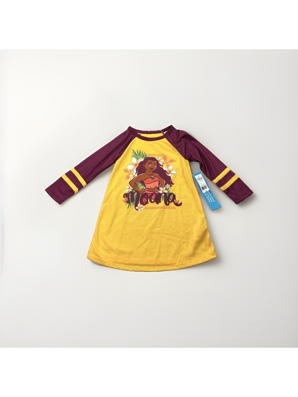 Disney Moana Nightgown Size 4 Long Sleeve
